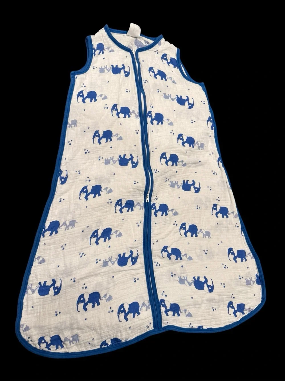 Aden & Anais Blue 100% Cotton Elephant Print Sleep Sack 🐘